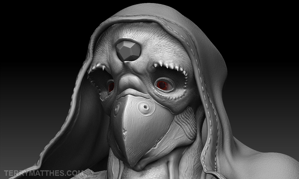 Crow Sculpt Final